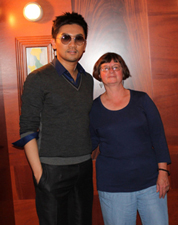 Alec Su and me in Manhattan