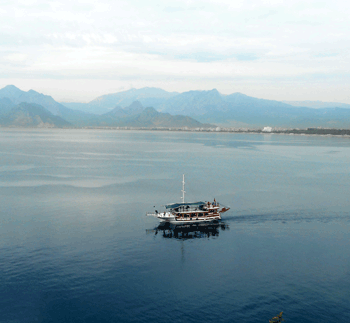 Cruising on the Mediterranean