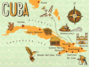 Cuba map