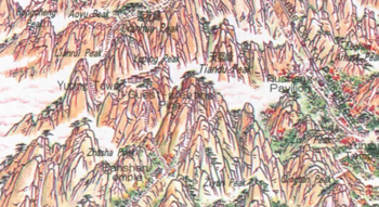 Huangshan map