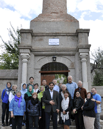 Group photo with imam