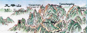 Jiuhuashan map
