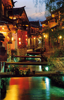 Lijiang at night