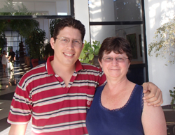 Marcel Molina and I pose for a photo